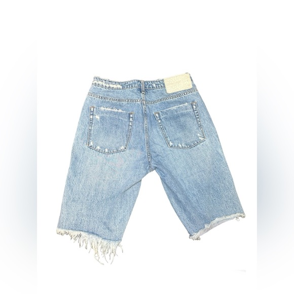 Women’s One Teaspoon Cutoff Trucker Shorts Size 28 - Picture 2 of 12